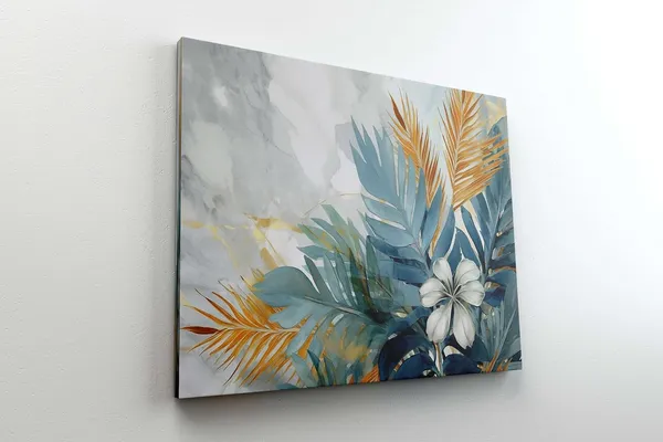 Framed_Canvas_Flower_Painting