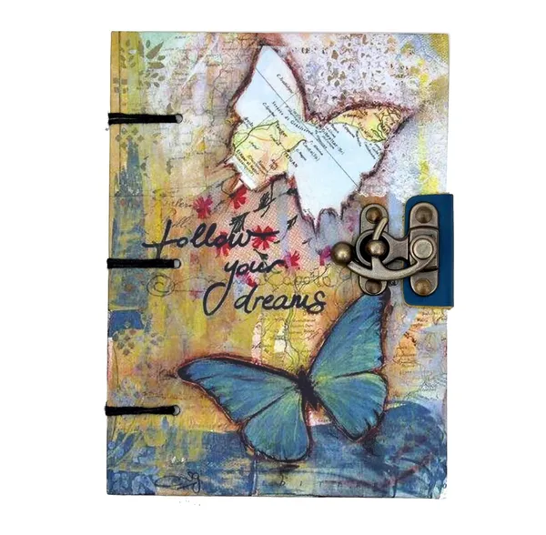 Handmade_Cardboard_Journal_With_Buckle_Lock