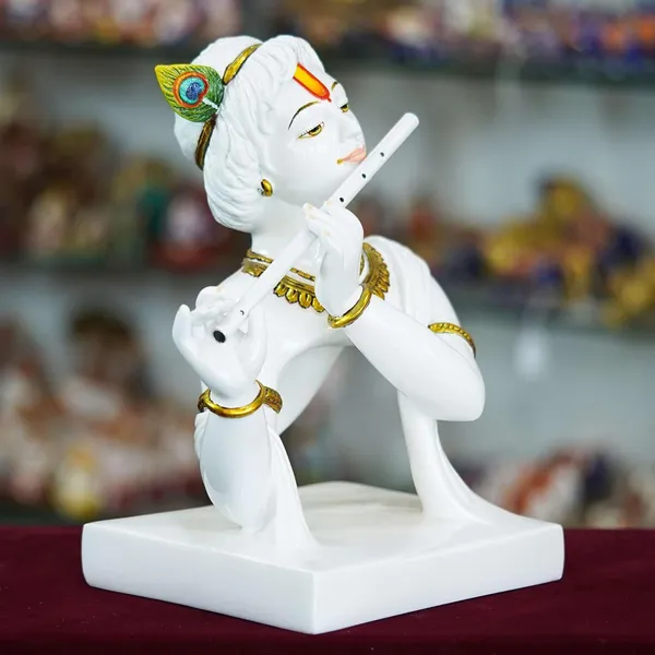 Marble_Krishna_Flute_Showpiece