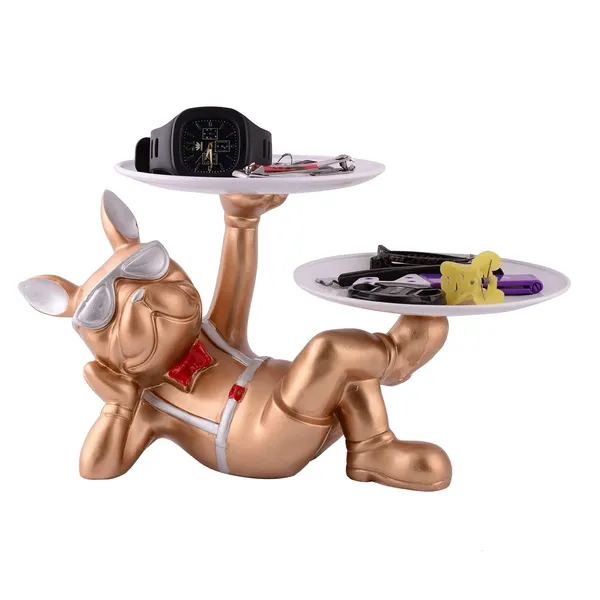 Dog_Showpiece_With_Plate