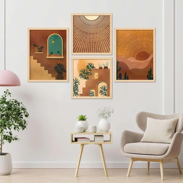 Framed_Scenery_Painting_Set_For_Wall_Decor