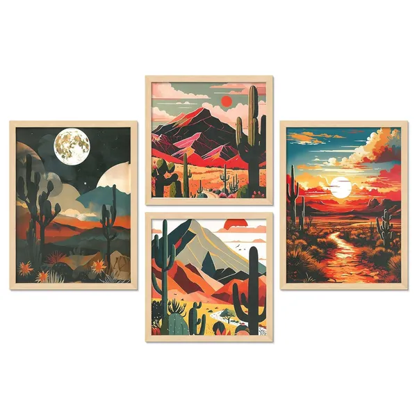 Framed_Scenery_Painting_Set_For_Wall_Decoration