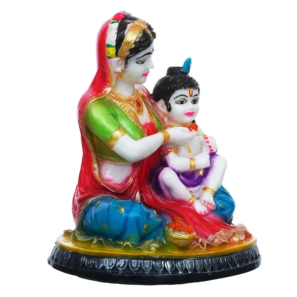 Marble_Yashoda_And_Krishna_Statue