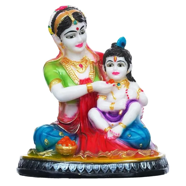 Marble_Yashoda_And_Krishna_Statue