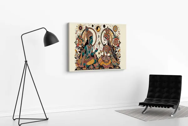 Radha_Krishna_Canvas_Painting_With_Frame