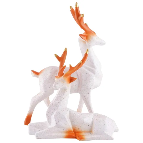 Polyresin_Deer_Showpiece_Set