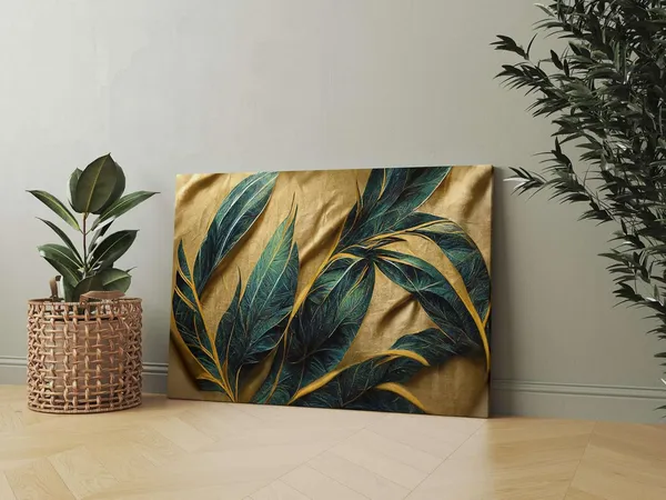 Framed_Canvas_Flower_Painting