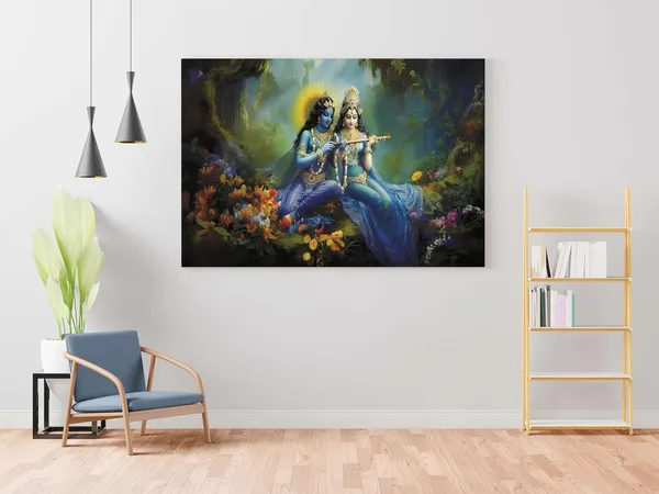 Radha_Krishna_Canvas_Painting_With_Frame