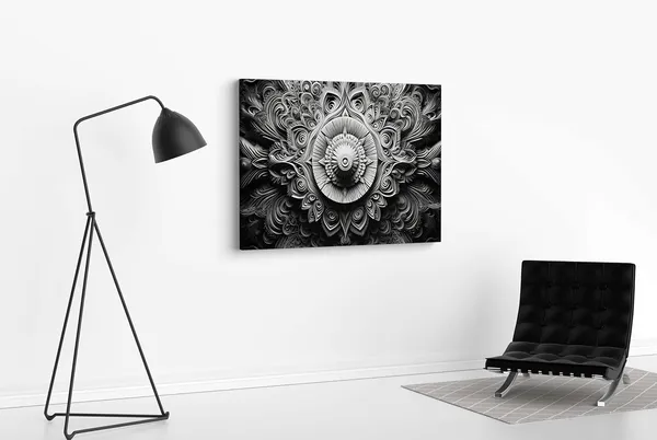 Framed_Canvas_Mandala_Wall_Painting