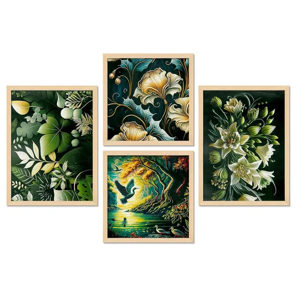 Framed_Scenery_Painting_Set_For_Wall_Decor
