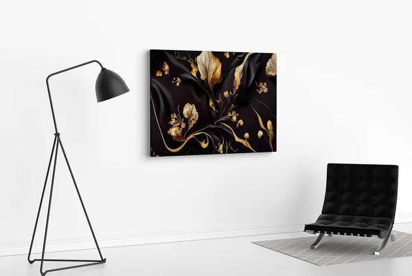 Framed_Canvas_Flower_Painting