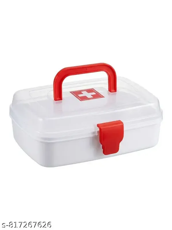 Portable_Plastic_First_Aid_Box_With_Handle_And_Compartments