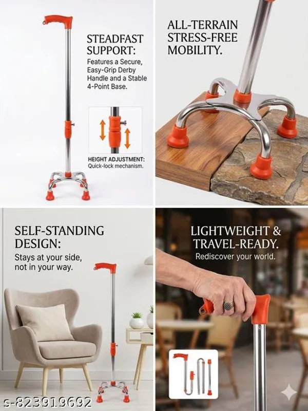 Adjustable_4_Leg_Walking_Stick_For_Old_People