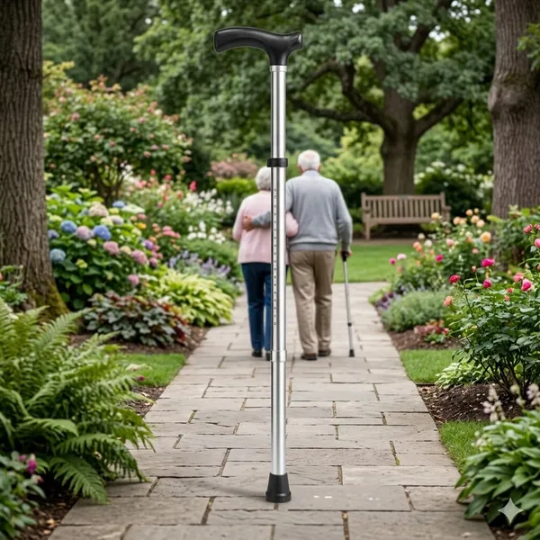 Adjustable_Silver_Walking_Stick_For_Elderly_Support