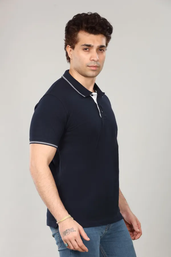 Black_Premium_Collared_Cotton_Polo_T_Shirt_For_Men