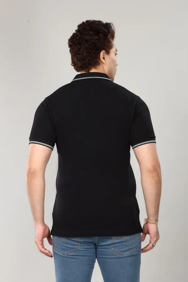 Black_Cotton_Collared_Polo_T_Shirt_For_Men