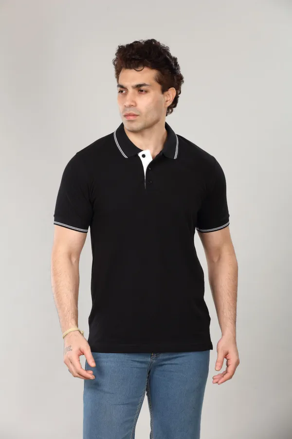 Black_Cotton_Collared_Polo_T_Shirt_For_Men