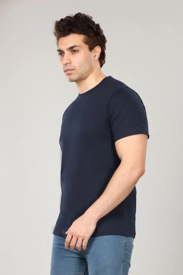 Navy_Blue_Cotton_Classic_T_Shirt_For_Men