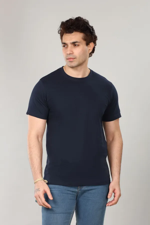 Navy_Blue_Cotton_Classic_T_Shirt_For_Men