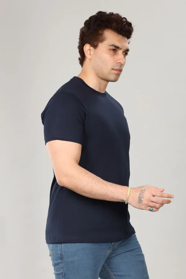 Navy_Blue_Cotton_Classic_T_Shirt_For_Men