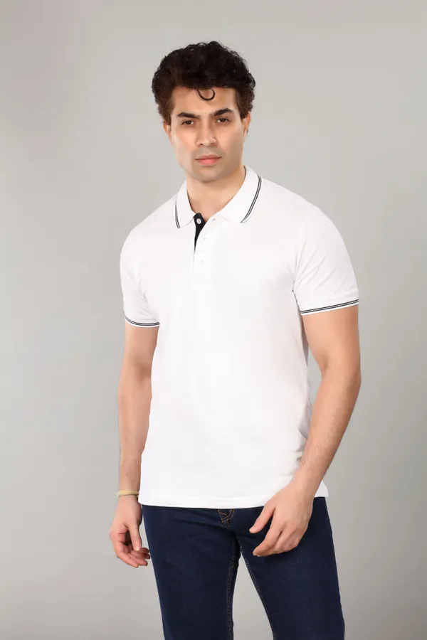 White_Cotton_Polo_T_Shirt_For_Men