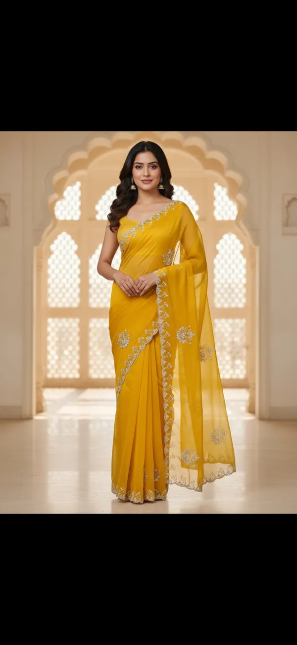 Yellow_Silk_Premium_Saree_For_Women