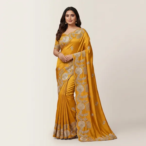 Yellow_Silk_Premium_Saree_For_Women