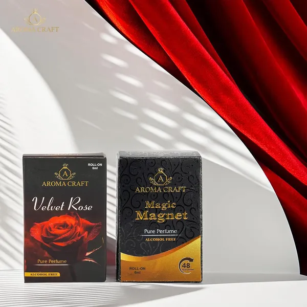 Roll_On_Attar_Long_Lasting_Perfume_Oil_Pack_Of_2_-_Velvet_Rose_&_Magic_Magnet_Attars_Combo