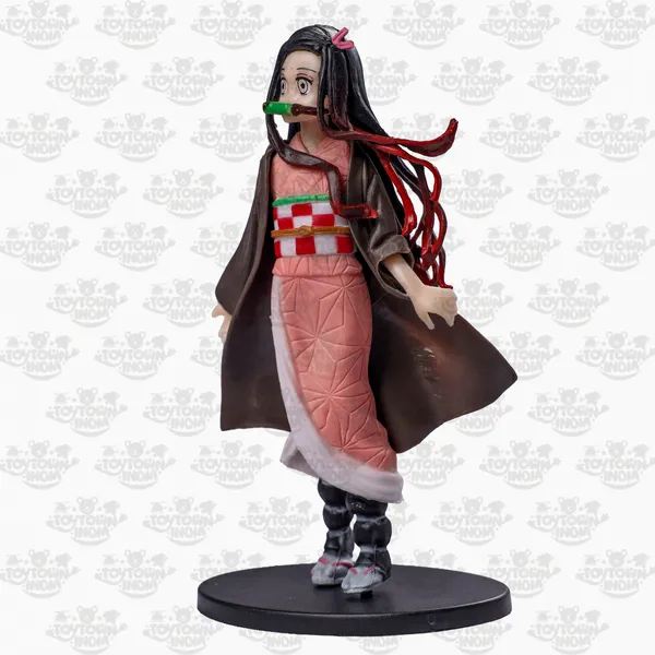 Pink_Pvc_Plastic_Demon_Slayer_Nezuko_Standing_Action_Figure_-_15_Cm