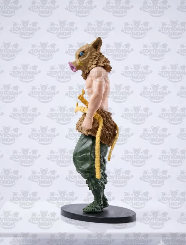 Brown_Pvc_Plastic_Demon_Slayer_Inosuke_Standing_-_15_Cm