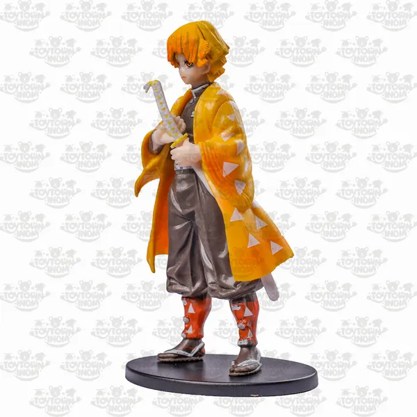 Yellow_Pvc_Plastic_Demon_Slayer_Zenitsu_Standing_Action_Figure_-_15_Cm