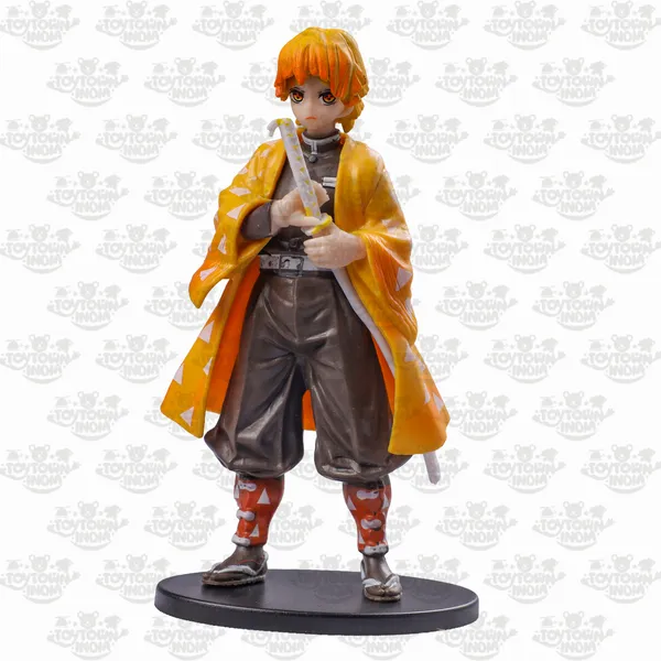 Yellow_Pvc_Plastic_Demon_Slayer_Zenitsu_Standing_Action_Figure_-_15_Cm