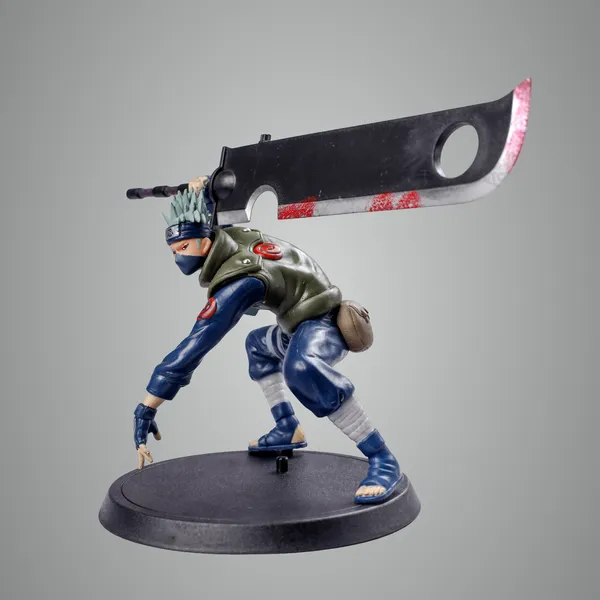 Blue_Pvc_Plastic_Kakashi_Hatake_With_Sword_And_With_Base_Action_Figure_-_18_Cm