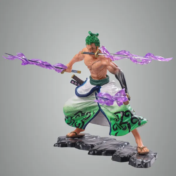 Green_Pvc_Plastic_Roronoa_Zoro_Stone_Base_Action_Figure_-_18_Cm
