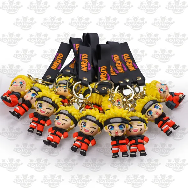 Black_Rubber_Naaruto_4_Designs_3D_Keychains_Set_-_4_Cm