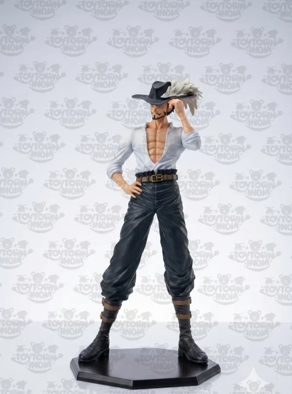 White_Pvc_Plastic_Dracule_Mihawk_Figure_With_Box_-_28.5_Cm