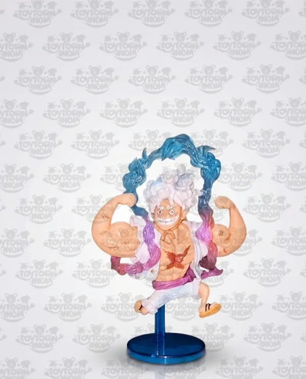 White_Pvc_Plastic_Gear_5_Luffy_Set_Of_5Pcs_-_12_Cm