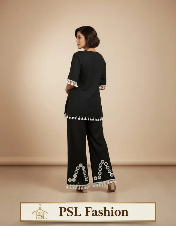 Black_Premium_Crepe_Fabric_Kurta_With_Palazzo_Set_For_Women