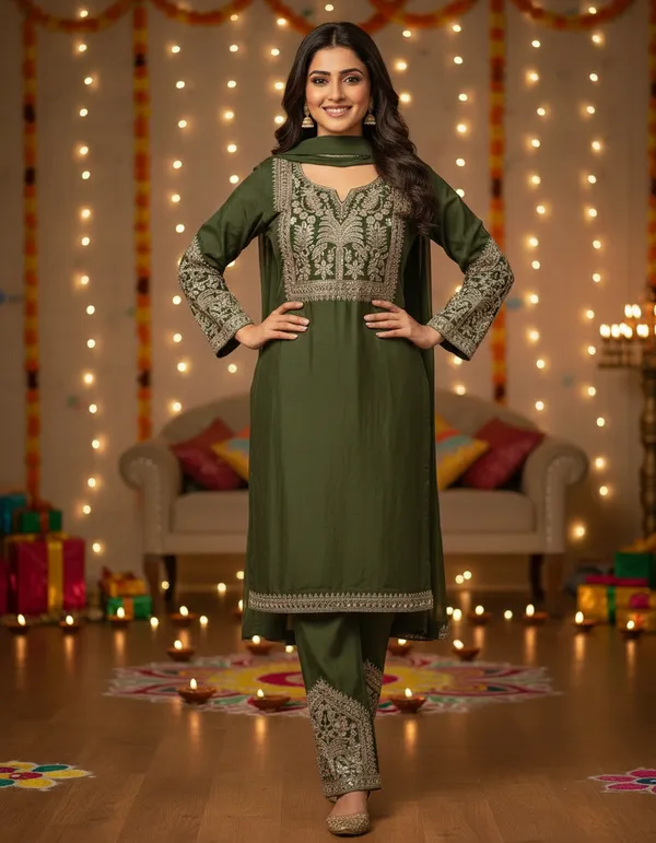 Green_Premium_Blend_Cotton_Salwar_Suit_Set_With_Dupatta_For_Women
