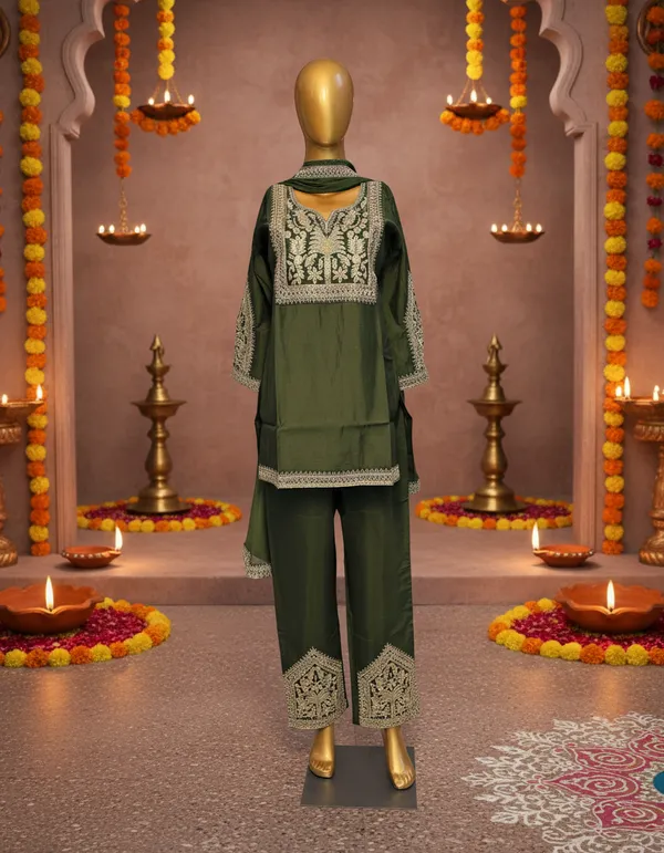 Green_Premium_Blend_Cotton_Salwar_Suit_Set_With_Dupatta_For_Women