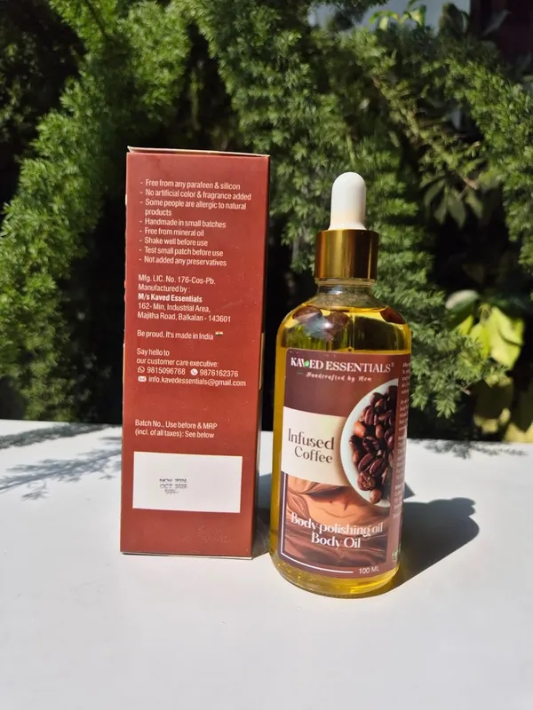 Kaved_Essentials_Natural_Coffee_Body_Oil_100%_Natural_Reduces_Cellulite_And_Stretch_Marks_Toning_And_Polishing_Formula_100Ml