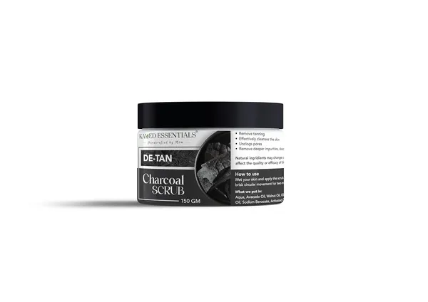 Kaved_Essentials_Charcoal_Sugar_Scrub_Cure_Dead_Skin_Cells_Remove_Tan_Unclog_Pores_150_Gm