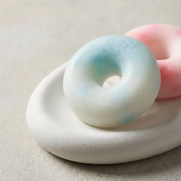 Handmade_Donuts_Desert_Soap_Made_With_Body_Butter_For_Kids_Sulphate_And_Paraben_Free_200_Gm_Set_Of_2_100_Gm_Each