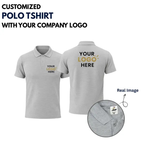 Grey_Customized_Polo_T-Shirts_with_Company_Logo_|_Premium_Quality_Branding_Solutions_|_BffPrint.com