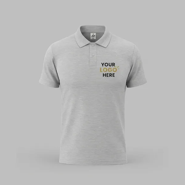 Grey_Customized_Polo_T-Shirts_with_Company_Logo_|_Premium_Quality_Branding_Solutions_|_BffPrint.com
