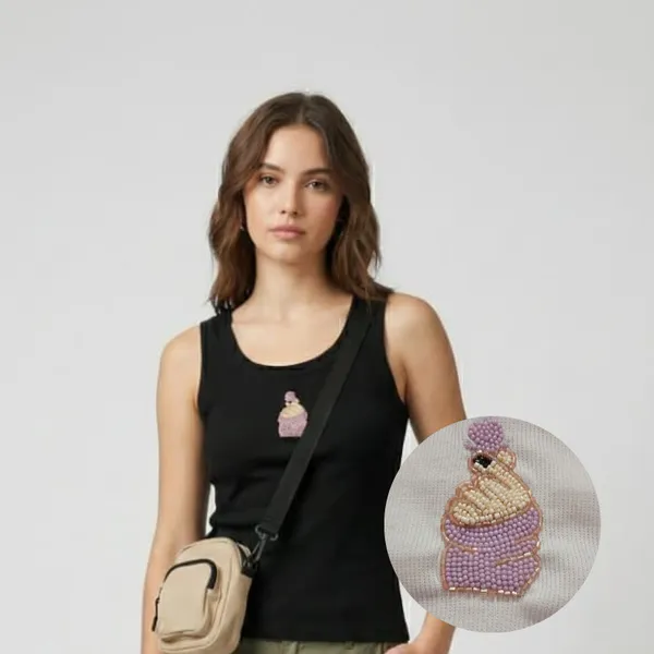 Midnight_Black_Cotton_Scoop_Beaded_With_Purple_Heart_Motif_Rib_Tank_Top_For_Women