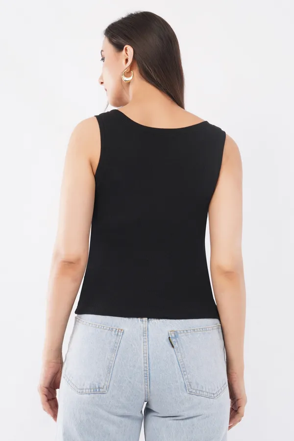 Bead_&_Bloom_Black_Cotton_The_Noodle_Bowl_Beaded_Motif_Rib_Tank_For_Women