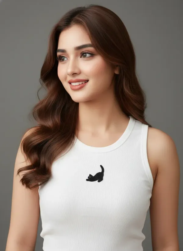 Pack_of_2_-_Ribbed_Cotton_Tank_Top_With_Embroidered_Fox_Motif_For_Women