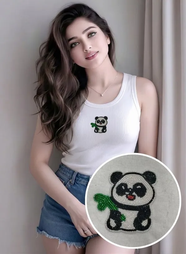 Bead_&_Bloom_Handcrafted_Beaded_Panda_Motif_Ribbed_Tank_Top