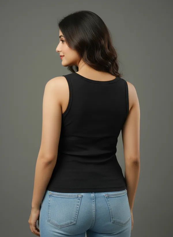 Black_Ribbed_Cotton_Sleeveless_Scoop_Neck_Drink_Drank_Drunk_Tank_Top_For_Women